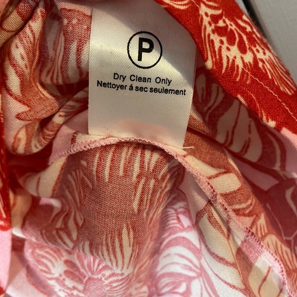 Anthropologie Vineet Bahl Blouse, Size XS, Pink & Red Hand Woven Rayon - Picture 11 of 11